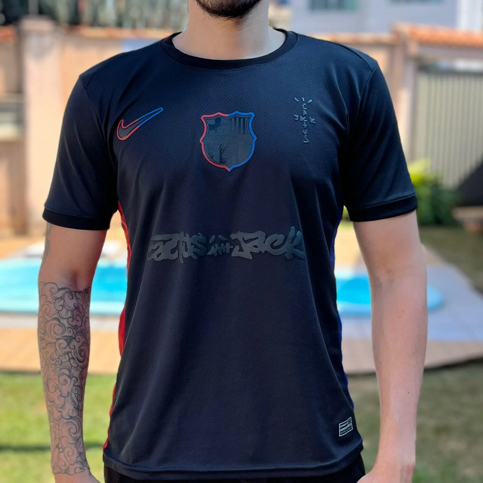 Camisa Barcelona X Travis Scott - Modelo Torcedor - 2
