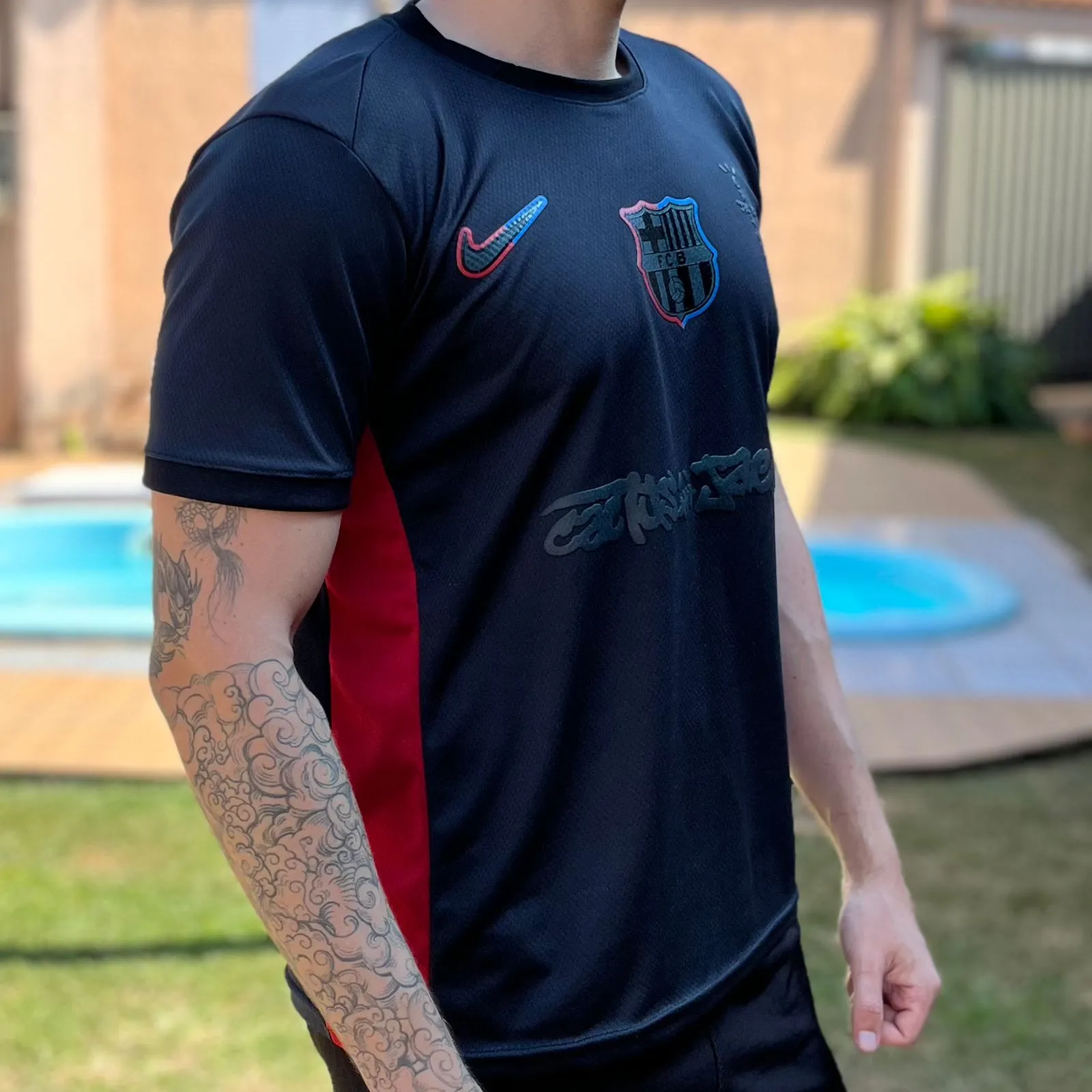 Camisa Barcelona X Travis Scott - Modelo Torcedor - 4