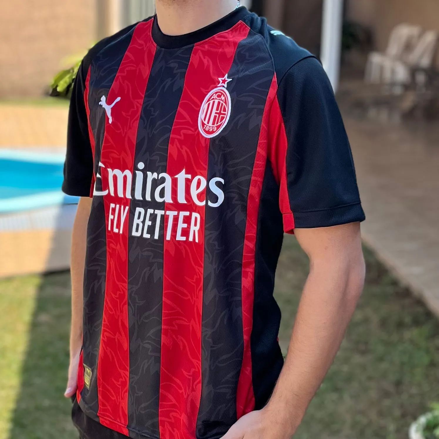 Camisa Ac Milan 25/26 - Modelo Torcedor