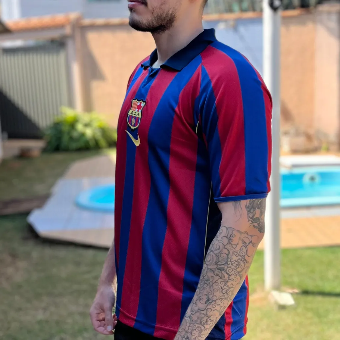 Camisa Barça - Retrô