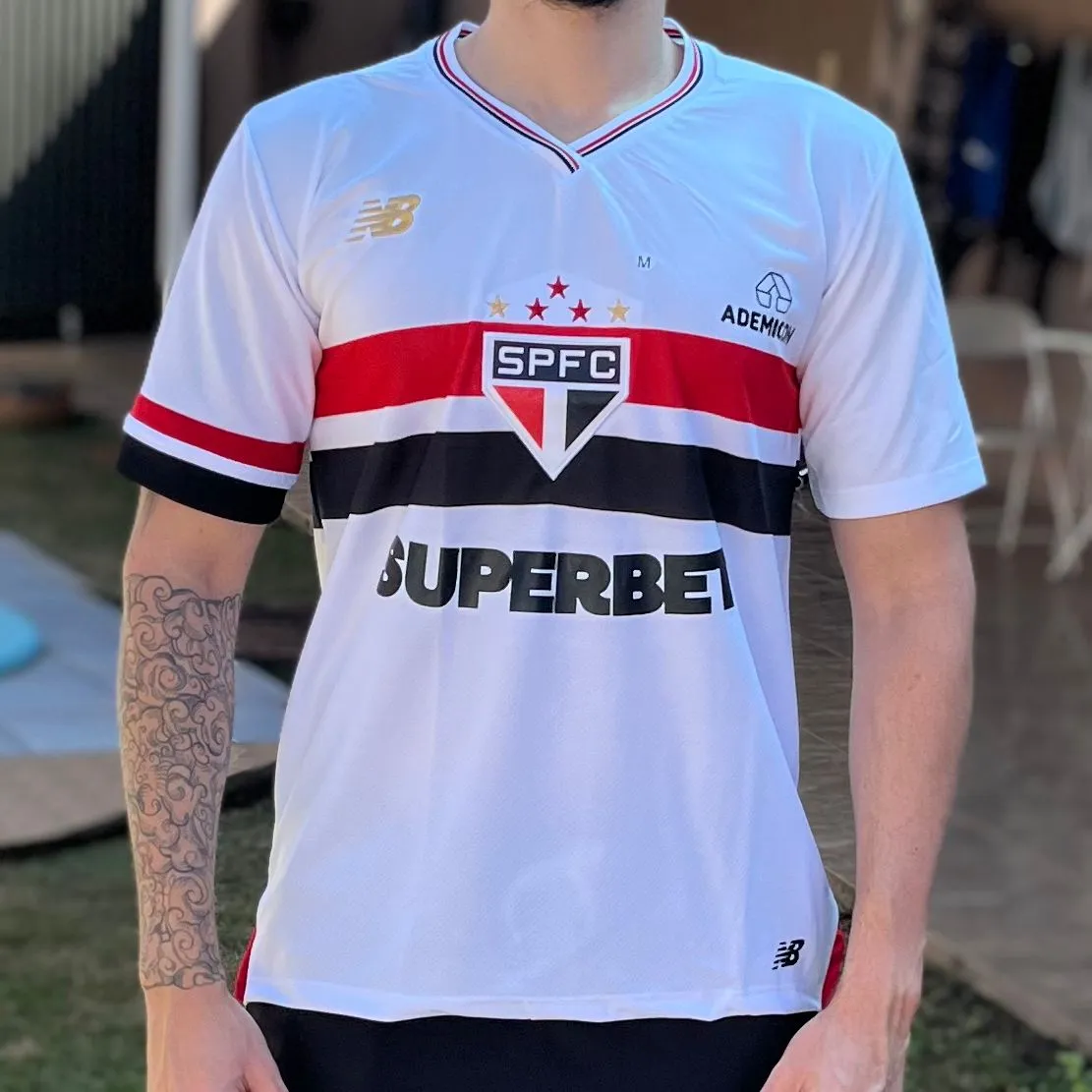 Camisa São Paulo 2025 - Modelo 1 Tradicional - 2