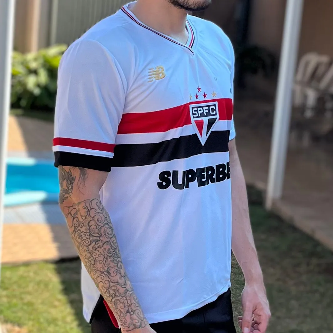 Camisa São Paulo 2025 - Modelo 1 Tradicional - 4
